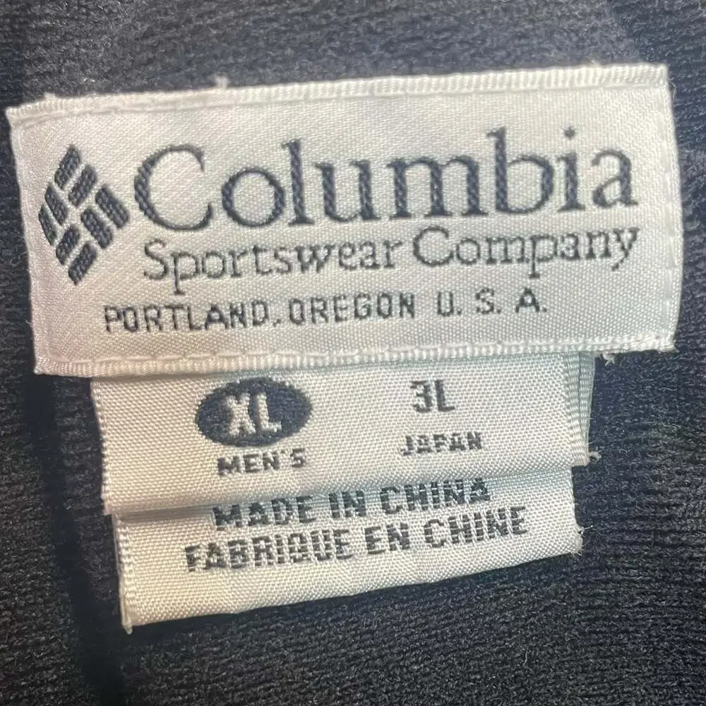 Columbia Waterproof Rain Pants Black Full Zip Men’s XL